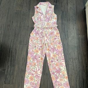 Women’s flower jumpsuit